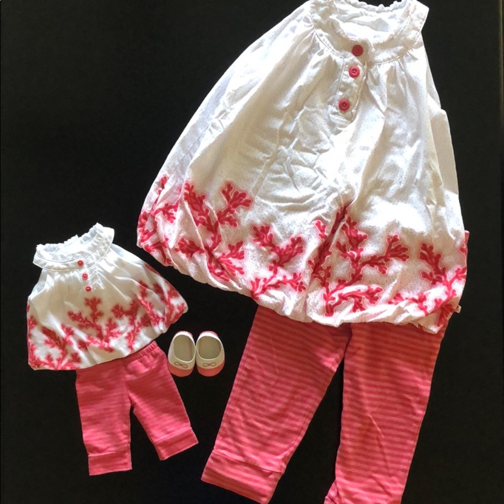 American girl outfit and matching for bitty baby.